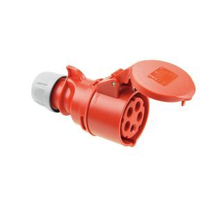 Pc Electric CEE Socket 16A 5pin Red